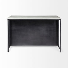 Load image into Gallery viewer, Solid Iron Body Marble Top Kitchen Island With 4 Drawer - Gray
