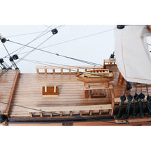 Load image into Gallery viewer, Hand Painted Model Boat (624648) - Dark Brown / Beige
