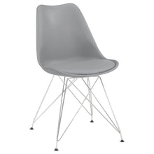 Load image into Gallery viewer, Padded Side Chair And Soft Upholstered Seat (Set of 2) - Gray

