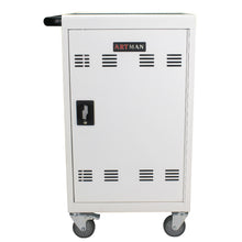 Load image into Gallery viewer, Mobile Charging Cart Station For book, Tablet And Laptop Computer With Power Strip Included
