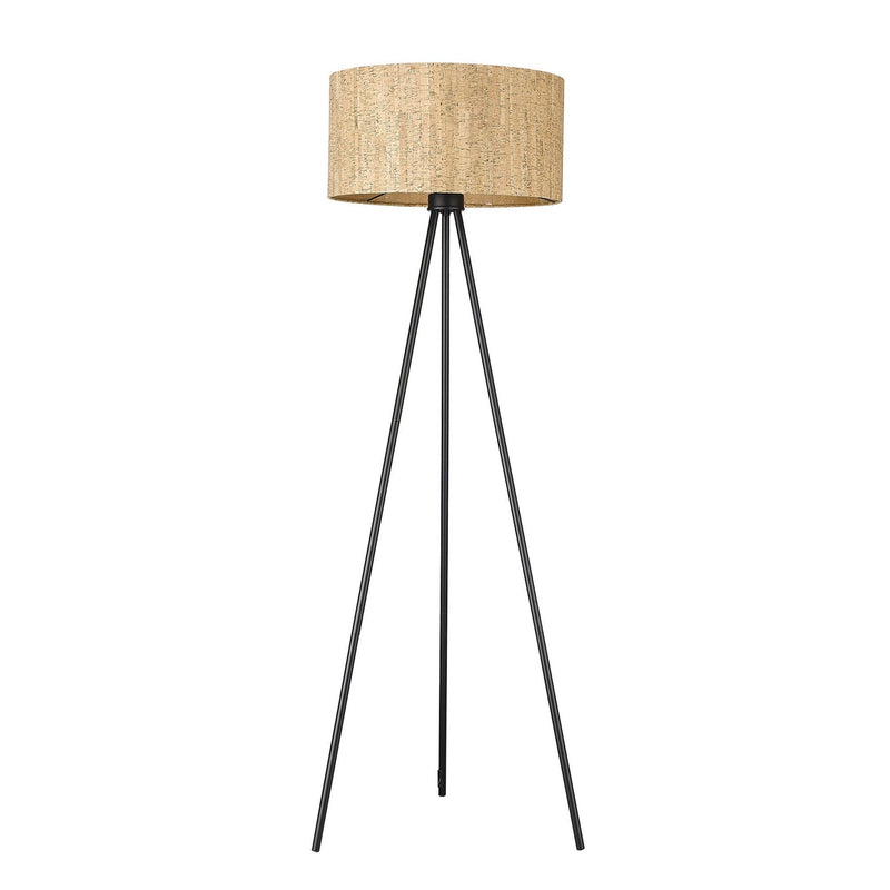 Tripod Floor Lamp With Shade - Matte Black