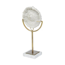 Load image into Gallery viewer, Tabletop Sculpture - Gold / White
