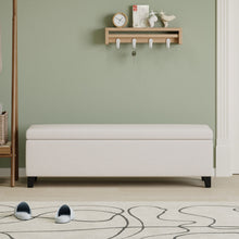 Load image into Gallery viewer, Storage Ottoman For Living Room, Bedroom - White
