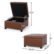 Load image into Gallery viewer, Storage Ottoman For Living Room

