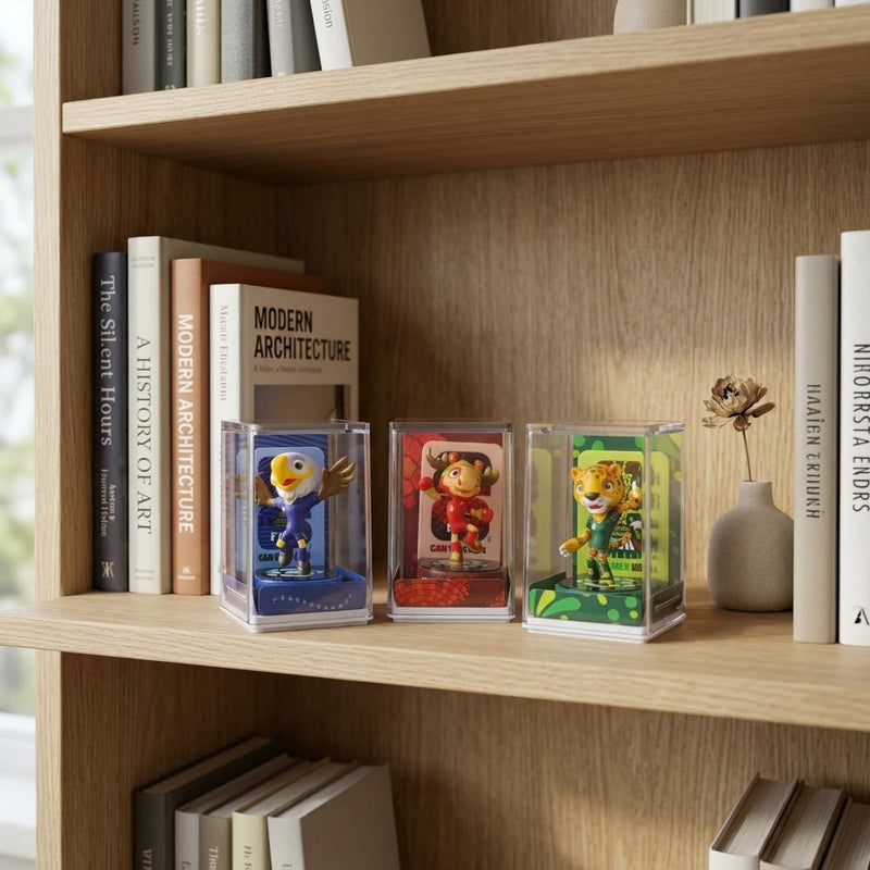 Fifa 2026" World Cup Collectible Mascot Vinyl Figurines (Set of 3) - Red