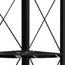 Load image into Gallery viewer, Four Tier Corner Bookcase (489789) - Black
