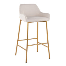 Load image into Gallery viewer, Daniella - Contemporary / Glam Fixed Height Bar Stool (Set of 2)
