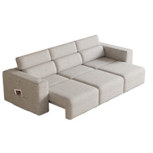 Load image into Gallery viewer, 3 Seater Power Recliner Sofa With Wireless Charging And Remote Control
