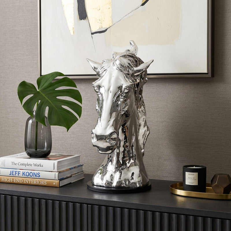Figurine Tabletop Sculpture - Silver