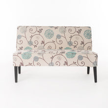 Load image into Gallery viewer, Contemporary Loveseat With Upholstered Fabric And Birch Wood Legs
