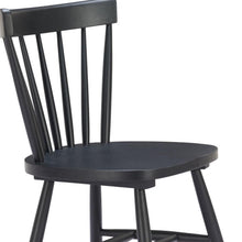 Load image into Gallery viewer, Solid Wood Slat Back Dining Side Chairs (Set of 2) - Black
