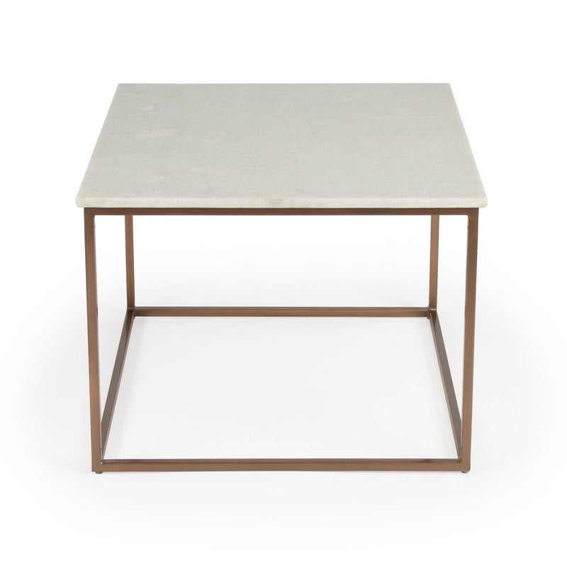 Coffee Table - Marble And Metal
