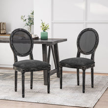 Load image into Gallery viewer, French Country Dining Chair With Cane Backrest (Set of 2)
