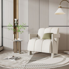 Load image into Gallery viewer, Modern Minimalist Leisure Armchair With L Shaped Armrests

