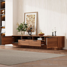 Load image into Gallery viewer, TV Stand, Entertainment Center With Deep Drawers, Cable Management &amp; Soft Closing Hinges
