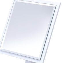 Load image into Gallery viewer, Rectangle Makeup Shaving Tabletop Mirror - White
