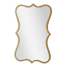 Load image into Gallery viewer, 32" Antiqued Metal Scalloped Accent Mirror - Bronze
