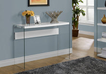 Load image into Gallery viewer, Accent Console Table For Entryway, Glossy Spacious Surface
