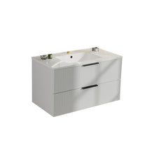 Load image into Gallery viewer, Modern Wall Mounted Floating Bathroom Vanity With Sink And Drawers
