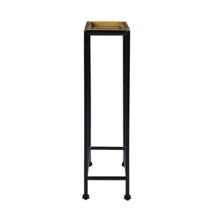 Trenton - Accent Side Table - Antique Bronze