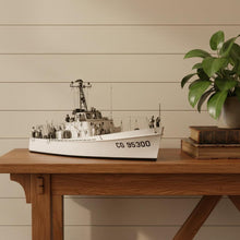 Load image into Gallery viewer, Hand Painted Model Boat (624563) - White
