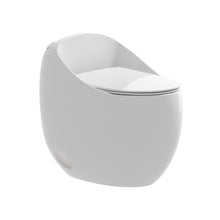 Load image into Gallery viewer, Modern Egg Shape Toilet 1.28 Gpf Single Flush Ceramic
