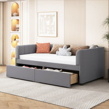 Load image into Gallery viewer, Upholstered Daybed With Ergonomic Design Backrest
