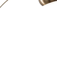 Load image into Gallery viewer, Arc Floor Lamp With Brass Solid Color Bowl Shade - Brass
