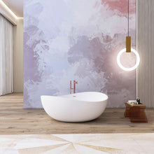 Load image into Gallery viewer, Freestanding Solid Surface Soaking Bathtub For Bathroom
