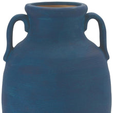 Load image into Gallery viewer, Urn Vase - Blue / Terra Cotta
