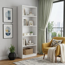Load image into Gallery viewer, Five Tier Bookcase (546191) - White
