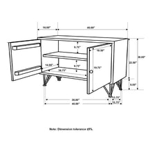 Load image into Gallery viewer, Komomo - 1 Adjustable Shelf Accent Cabinet - Gray
