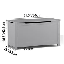 Load image into Gallery viewer, Toy Box Storage With Safety Hinged Lid
