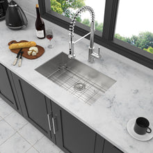 Load image into Gallery viewer, Modern Undermount Stainless Steel Kitchen Sink 16 Gauge, Deep Single Bowl
