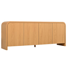 Load image into Gallery viewer, Curved Edge TV Stand With Large Cabinets
