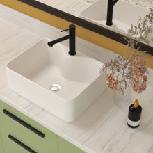 Load image into Gallery viewer, Modern Ceramic Rectangular Vessel Bathroom Sink With Sleek Design
