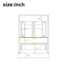 Load image into Gallery viewer, Bathroom Vanity With Sink, 1 Divided Drawer And 2 Soft Close Doors With Double Shelf
