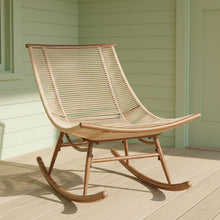 Load image into Gallery viewer, Outdoor Rocking Chair - Beige
