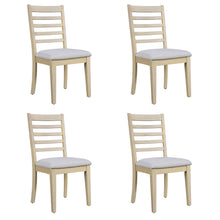 Load image into Gallery viewer, Upholstered Armless Chairs With High Ladder Back

