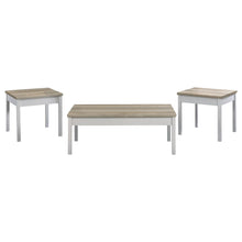 Load image into Gallery viewer, Quintara - 3 Piece Coffee Table Set - Natural / White
