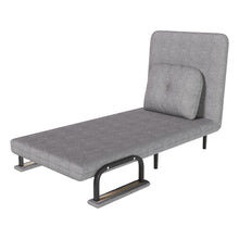 Load image into Gallery viewer, 3 In 1 Convertible Folding Sofa Bed With Adjustable Backrest And Pillow
