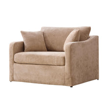 Load image into Gallery viewer, Farmhouse Accent Chair With 2 Bolster Pillows
