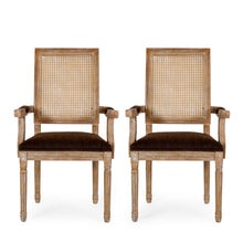 Load image into Gallery viewer, Elegant French Country Style Dining Chair With Cane Backrest
