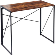 Load image into Gallery viewer, Computer Desk - Brown / Black

