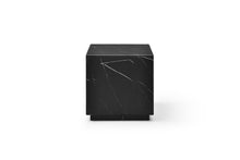 Load image into Gallery viewer, Marble Square Block End Table - Black
