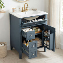 Load image into Gallery viewer, Bathroom Vanity With Sink, Soft Closing Cabinet
