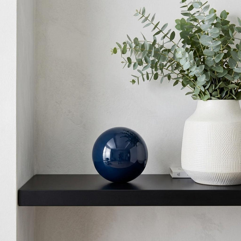 Decorative Orb Tabletop Sculpture (354715) - Blue
