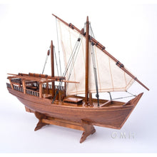 Load image into Gallery viewer, Hand Painted Model Boat (624239) - Light Brown / Beige
