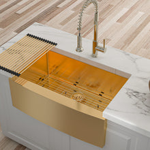 Load image into Gallery viewer, Farmhouse Kitchen Sink, Stainless Steel, Apron Front
