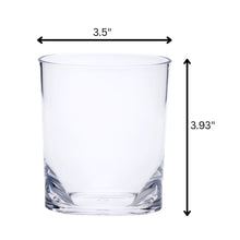 Load image into Gallery viewer, Halo - Leading Ware Oval Acrylic Glasses (Set of 4) Dof, Bpa Free, 12Oz Plastic Drinkware - Clear
